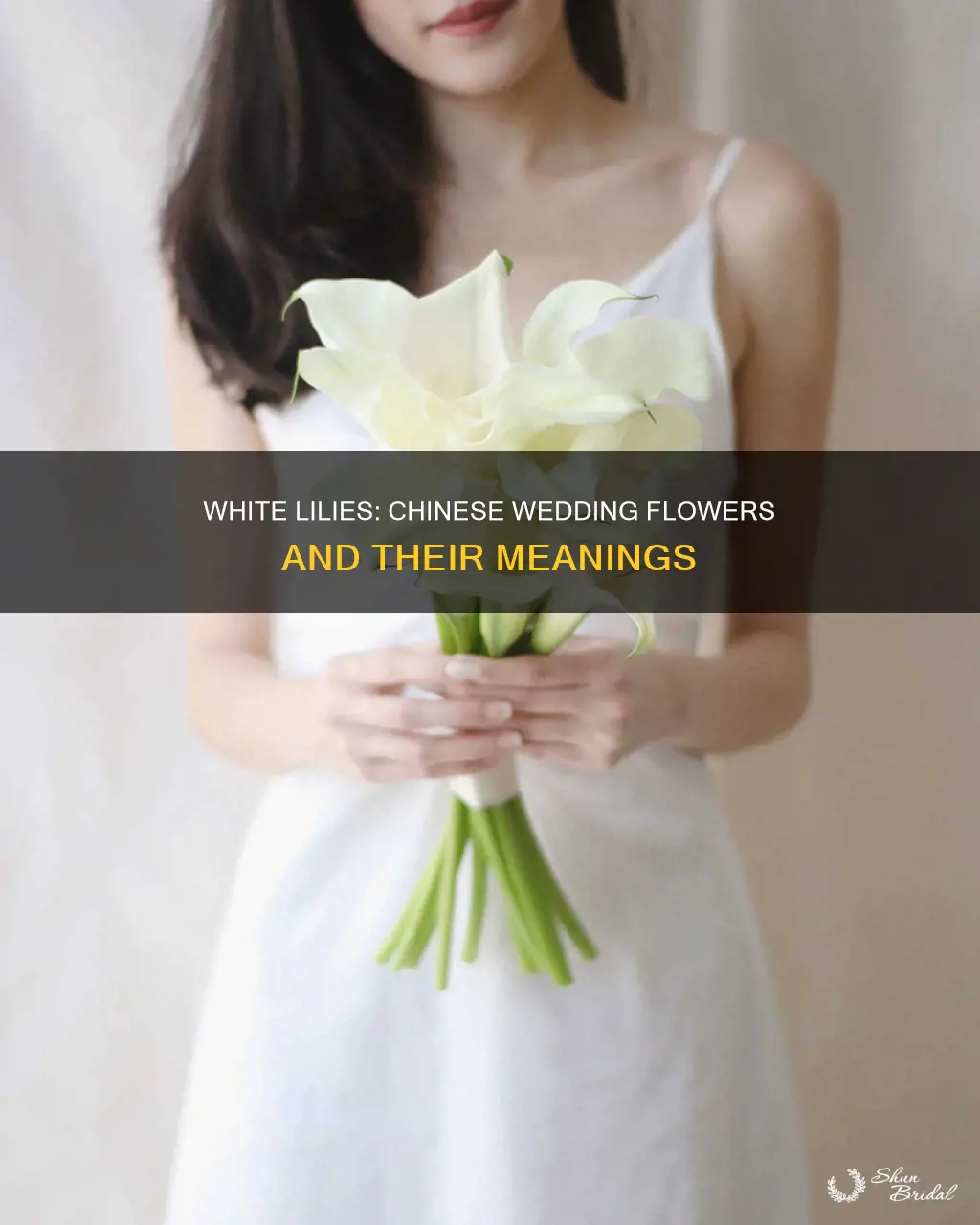 are white lilies wedding flowers to chinese
