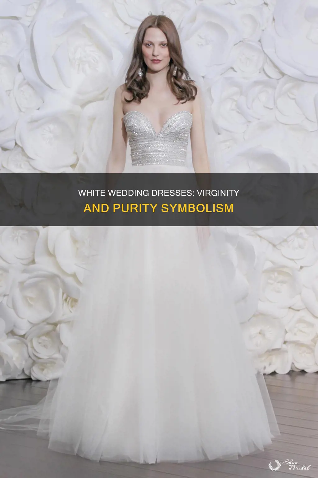 are white wedding dresses for virgins