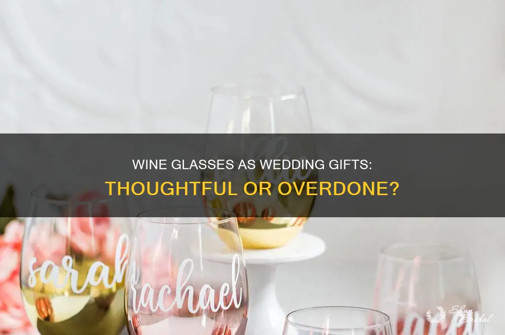 are wine glasses a good wedding gift