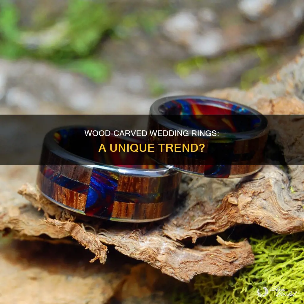 are wood carved wedding rings a thing