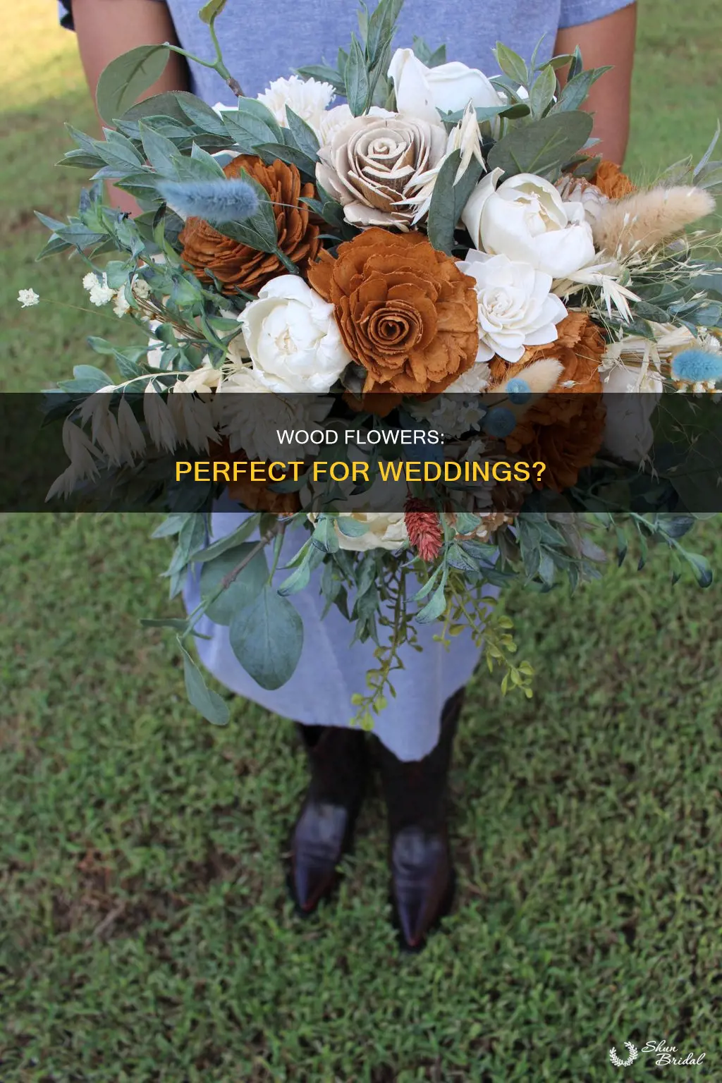 are wood flowers good for weddings