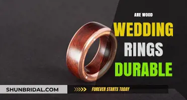 Wooden Wedding Rings: Style, Comfort, and Durability