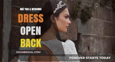 The Open Back Wedding Dress: A Bold Statement