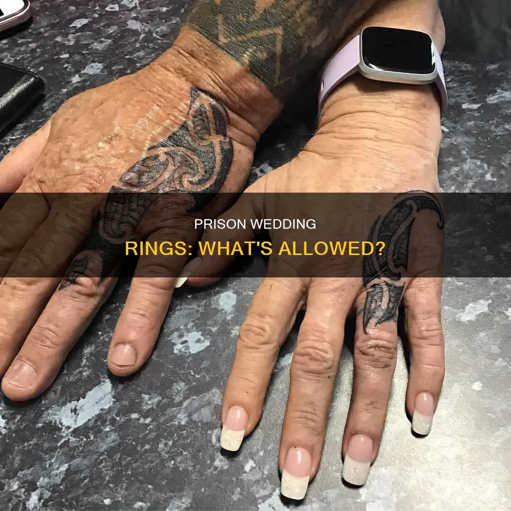 are you allowed to keep wedding ring in prison