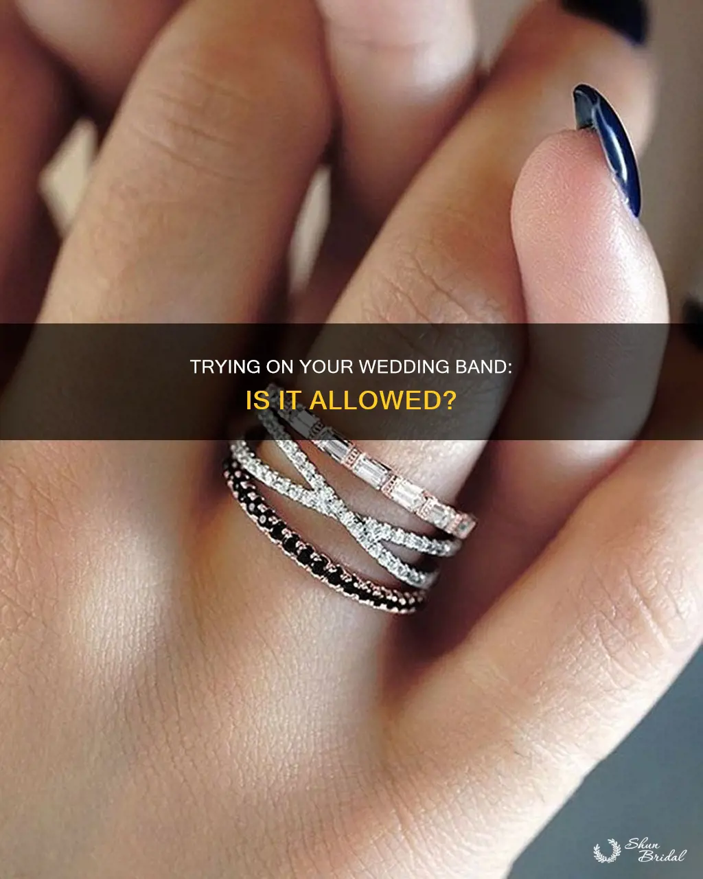 are you allowed to try on your wedding band