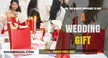 Wedding Gift Etiquette: Is a Present Always Necessary?