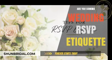 RSVP Etiquette: Are You Coming to the Wedding?