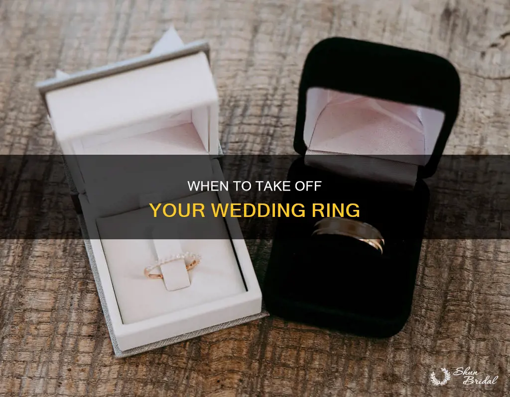 are you ever supposed to take your wedding ring off