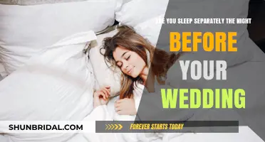 Should You Sleep Separately the Night Before Your Wedding?