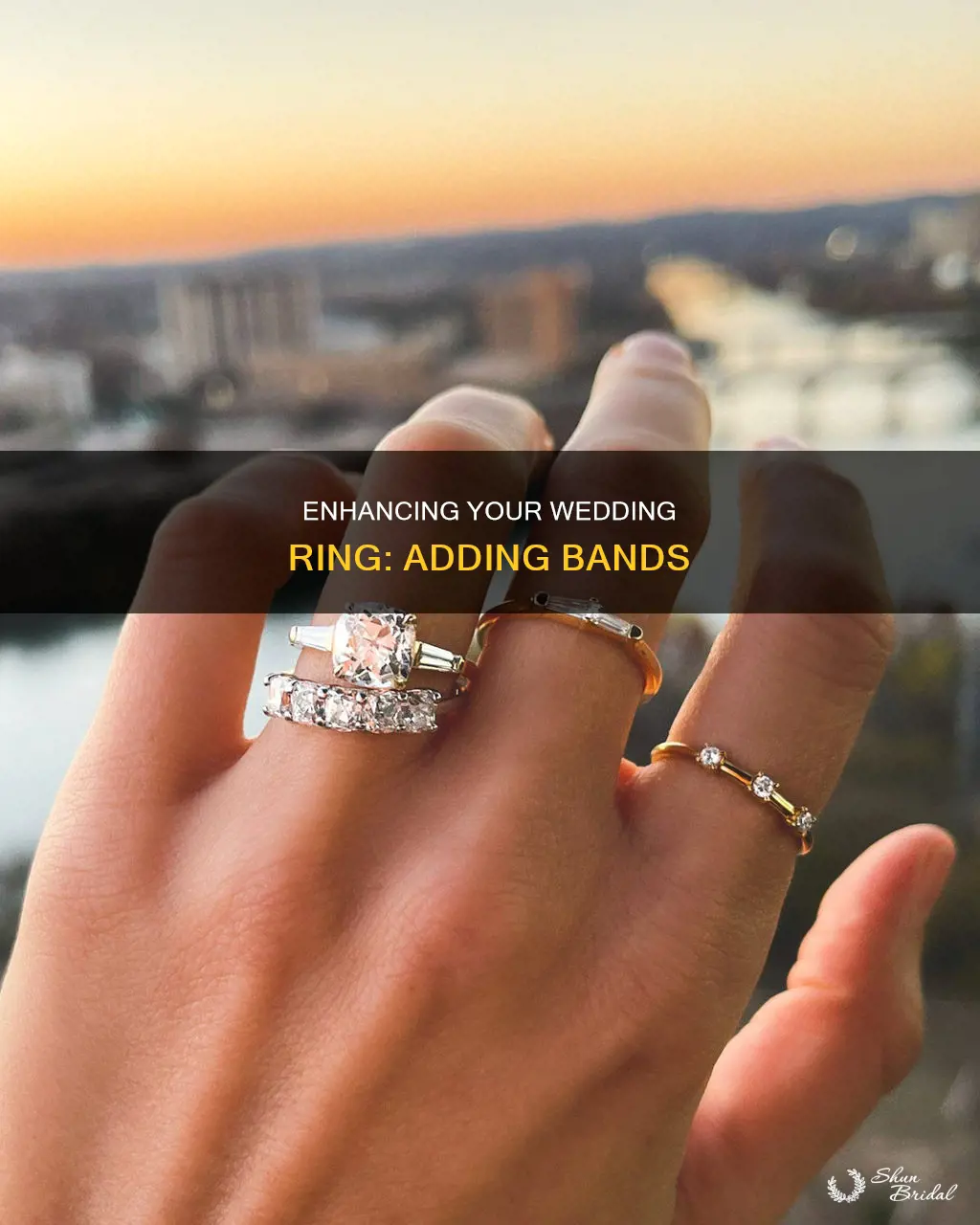 are you supposed to add bands to your wedding ring