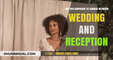 Should You Change Your Outfit for the Wedding Reception?