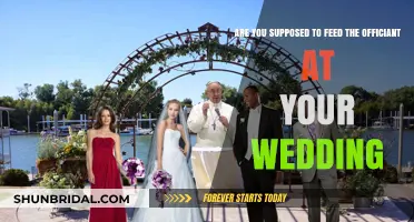 Should You Feed Your Wedding Officiant? Etiquette Explained