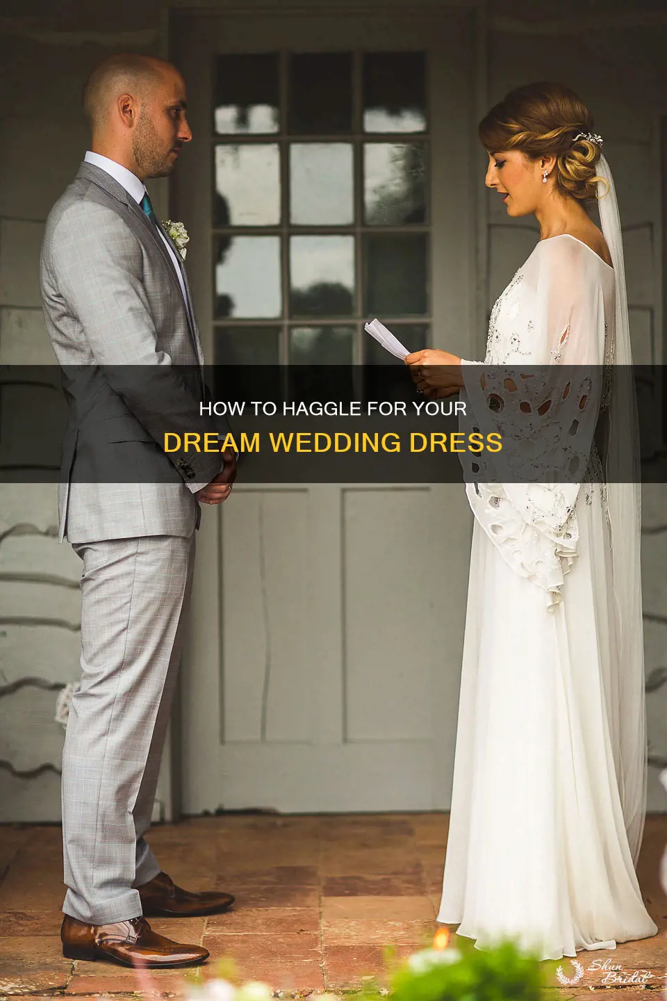 are you supposed to haggle for wedding dresses
