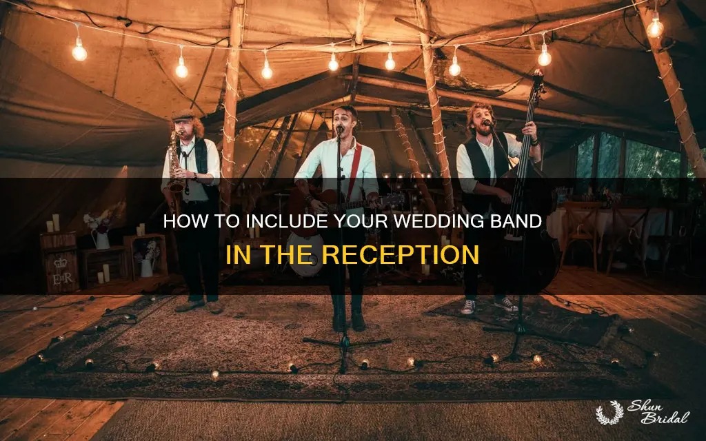 are you supposed to include the band wedding reception