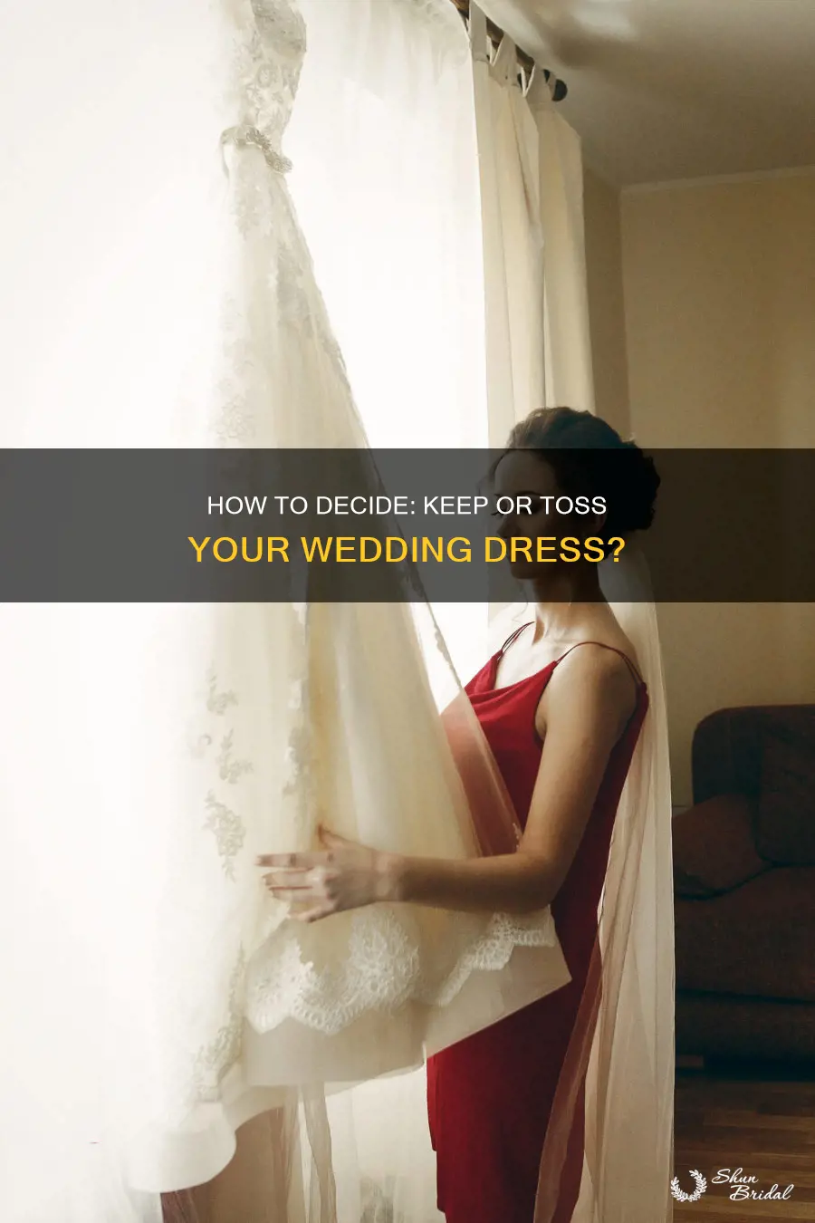 are you supposed to keep your wedding dress