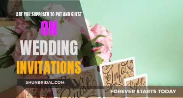 Wedding Invitation Etiquette: Guests and Their Plus Ones