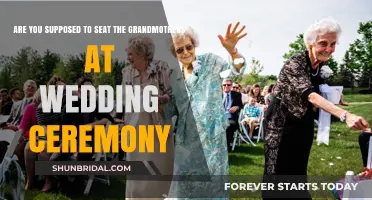 Seating Grandmothers at Weddings: Etiquette and Thoughtful Arrangements