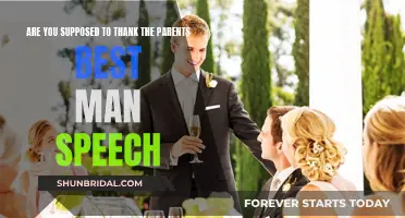 Crafting a Best Man Speech: Thanking the Parents