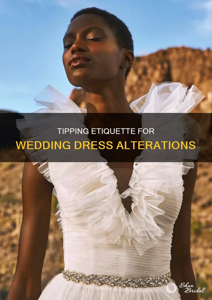 are you supposed to tip for wedding dress alterations