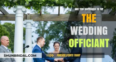 Should You Tip Your Wedding Officiant? Etiquette Explained