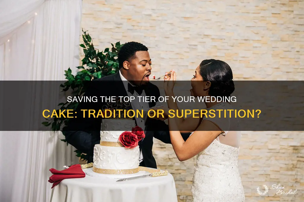 are you supposednto save top of wedding cake