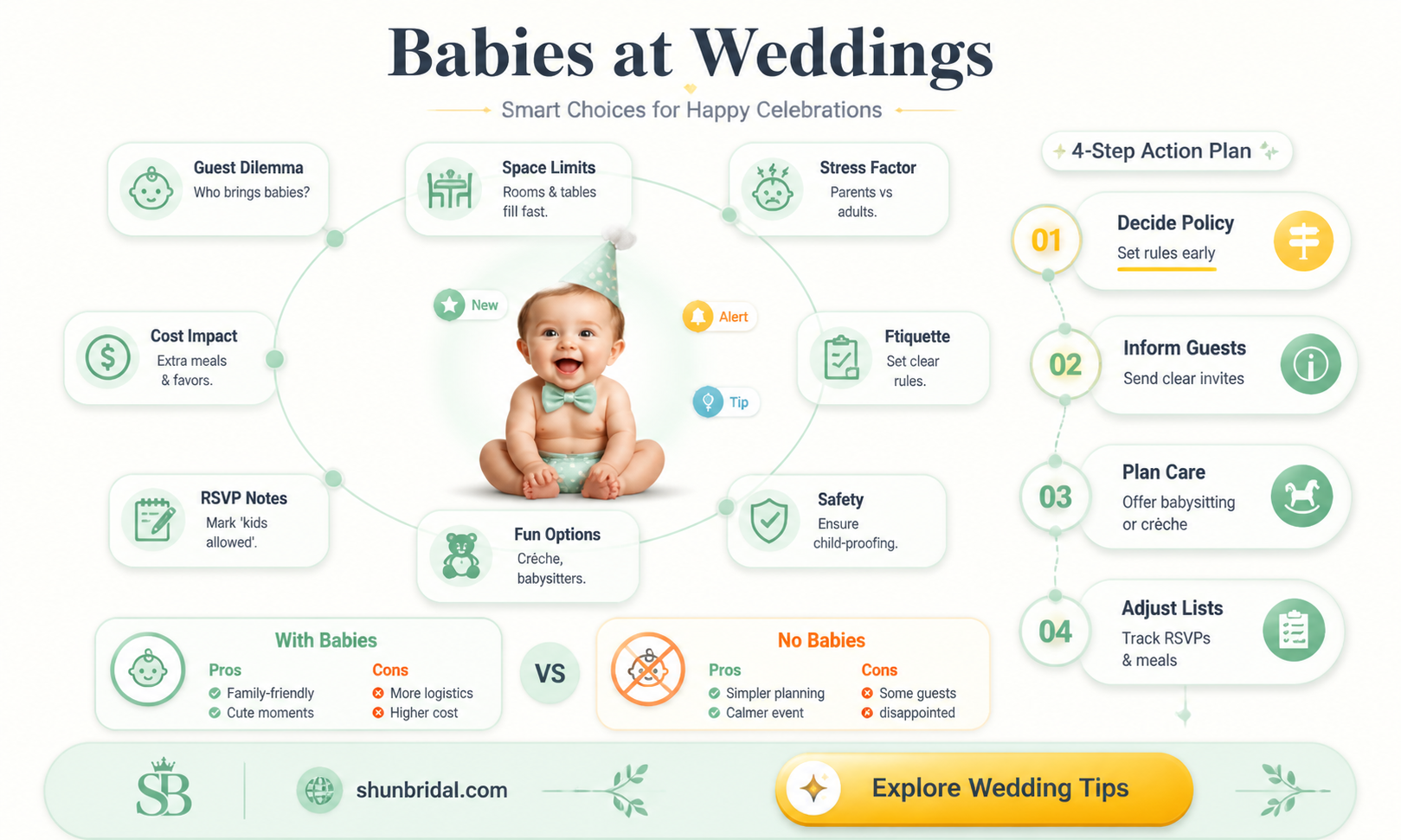 are babies considered plus ones at weddings