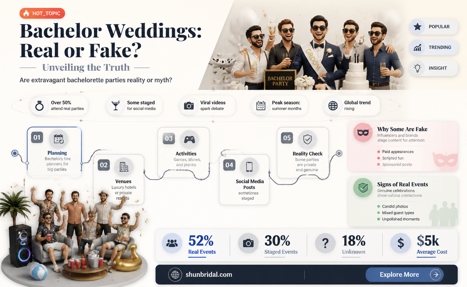 are bachelor weddings real