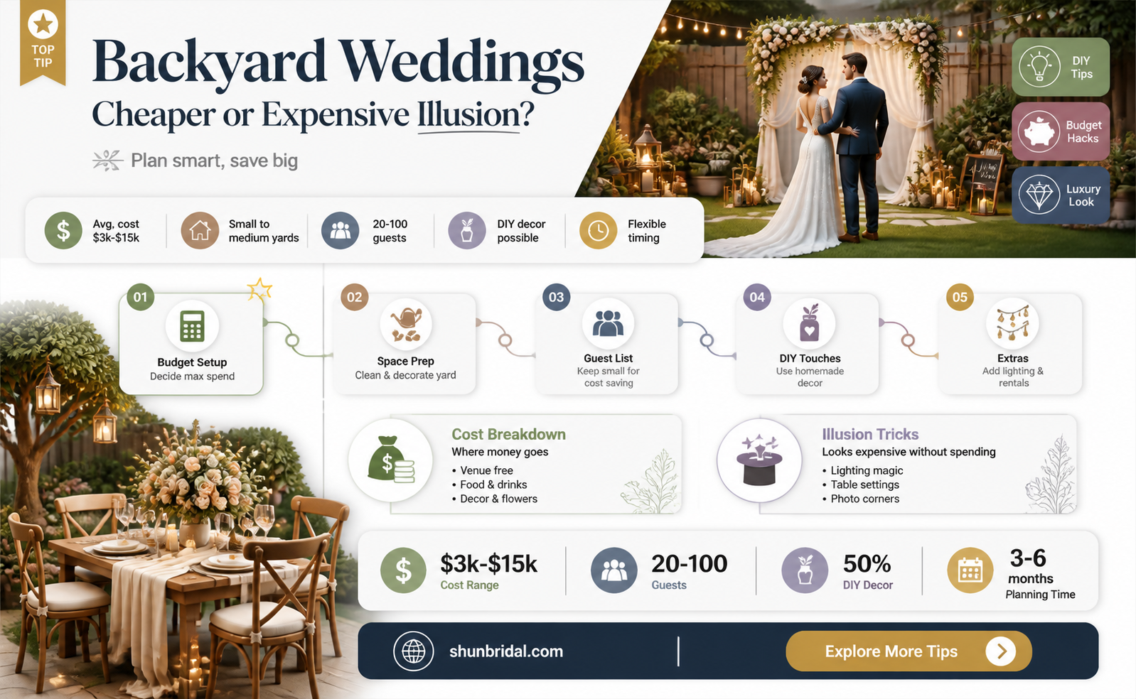 are backyard weddings actually cheaper