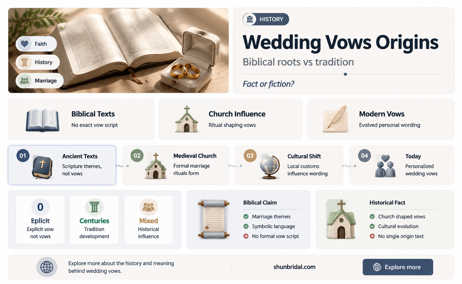 are the traditional wedding vows in the bible