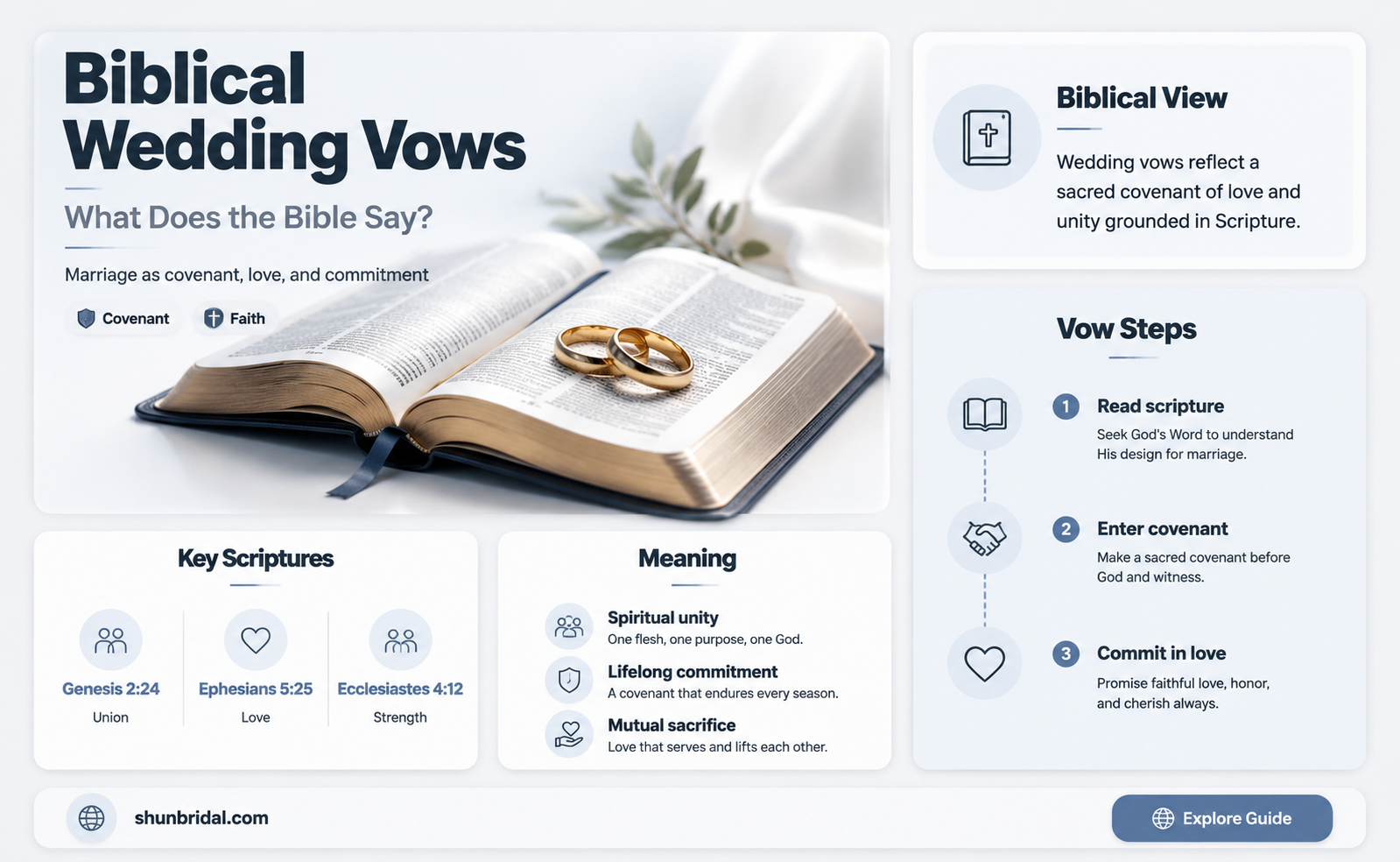 are the wedding vowels from the bible