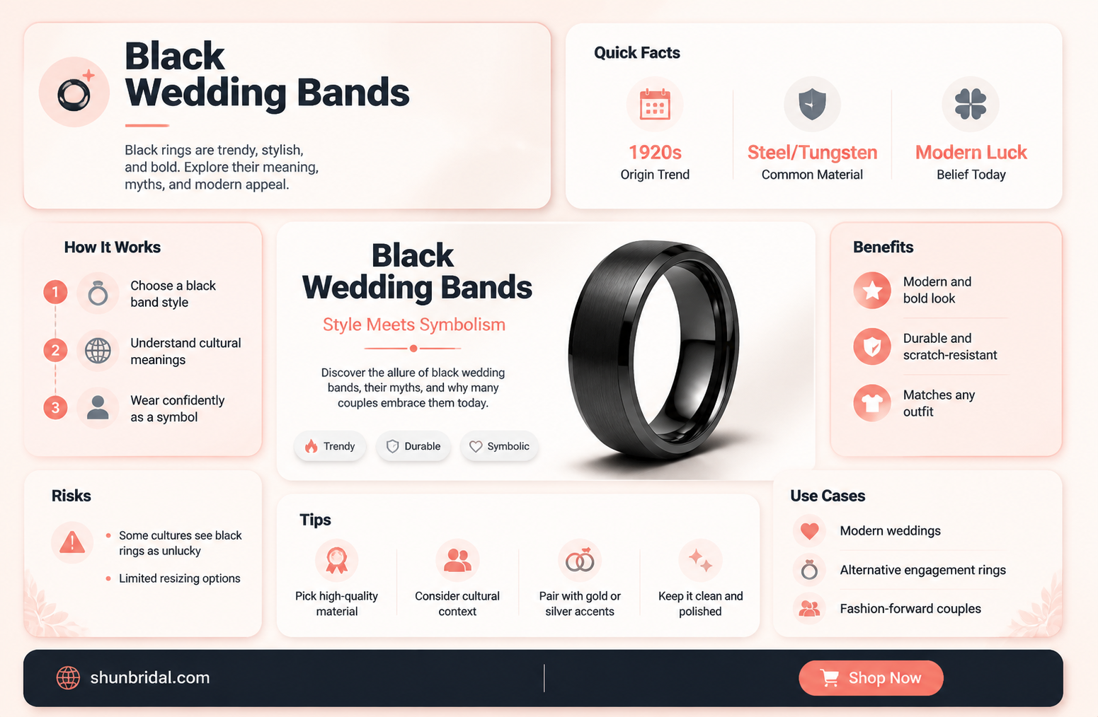 are black wedding bands bad luck