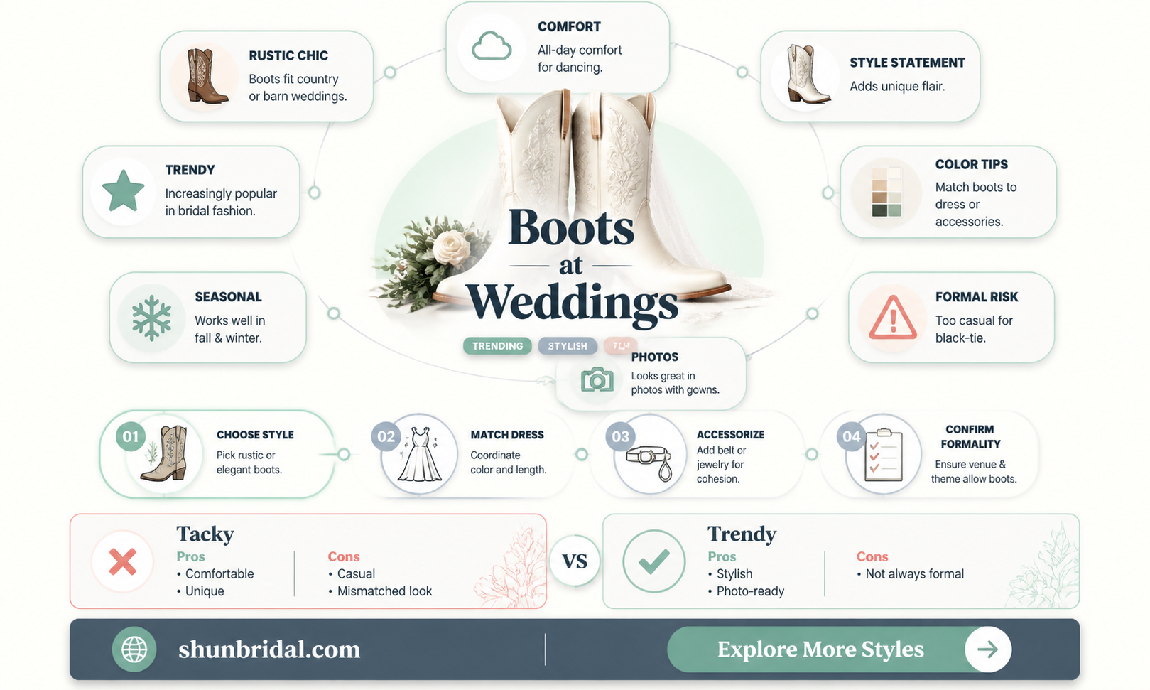 are boots dressy enough for a wedding