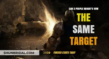 Can Two Players Knight's Vow the Same Target in Dark Souls?