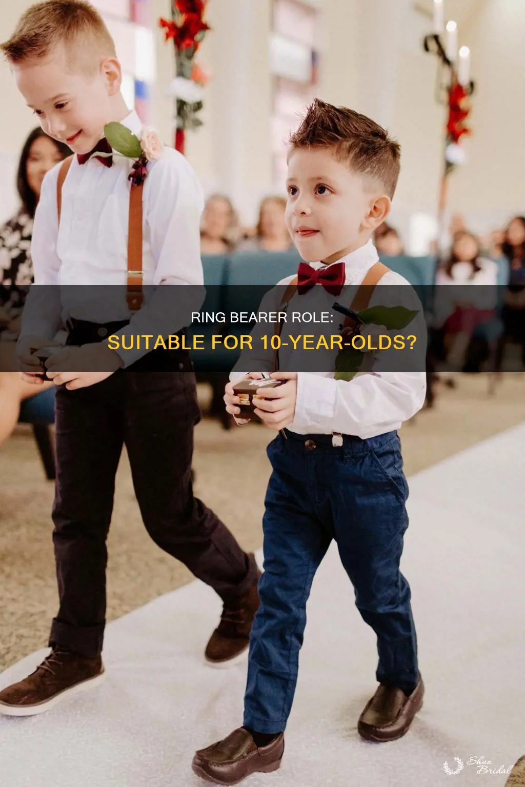 can a 10 year old be a ring bearer