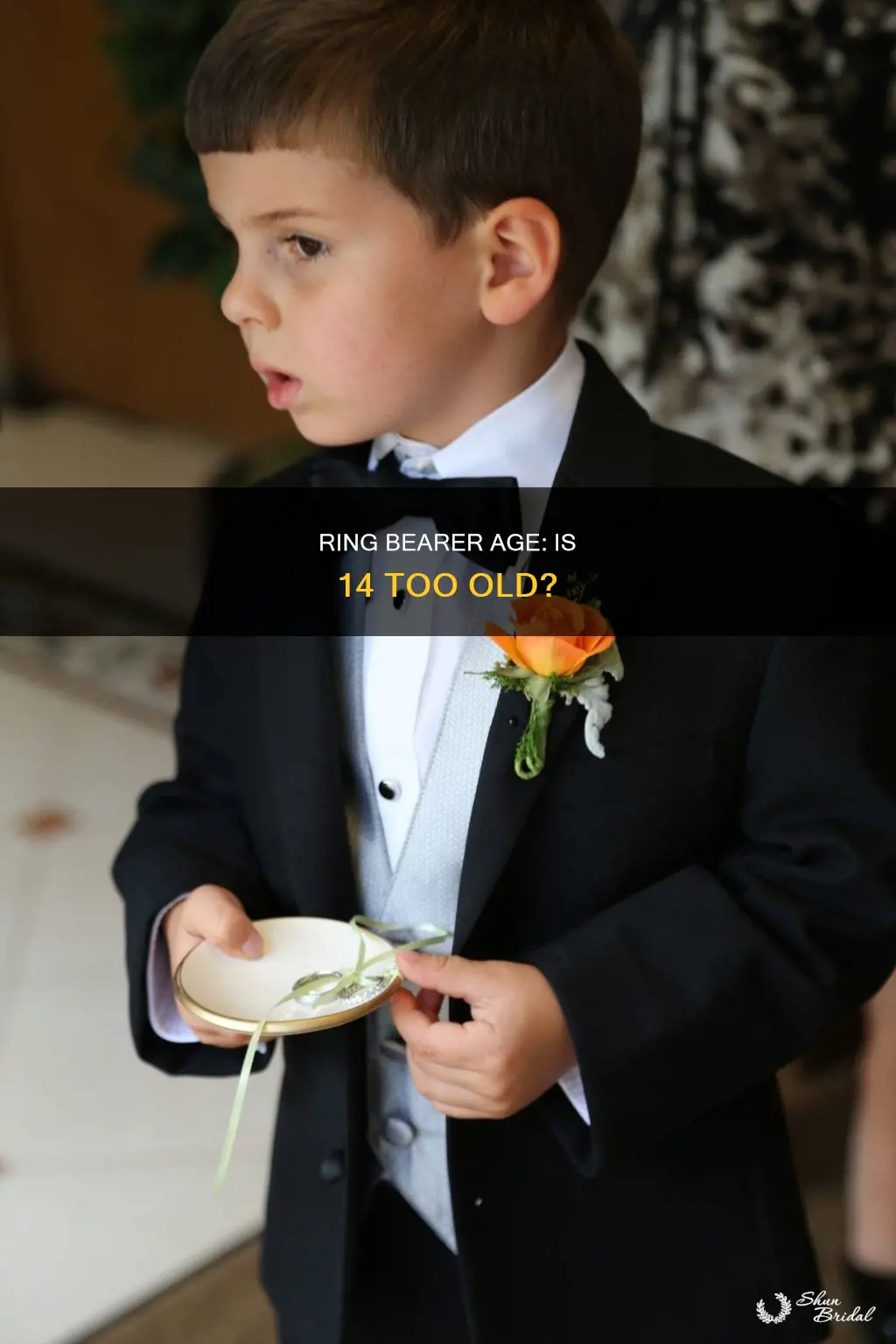 can a 14 year old be a ring bearer