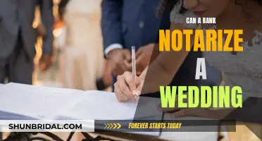 Notarizing Weddings: Banks as Officiants?