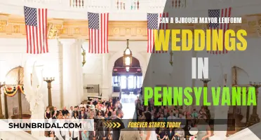 Can a Borough Mayor Officiate Weddings in Pennsylvania?