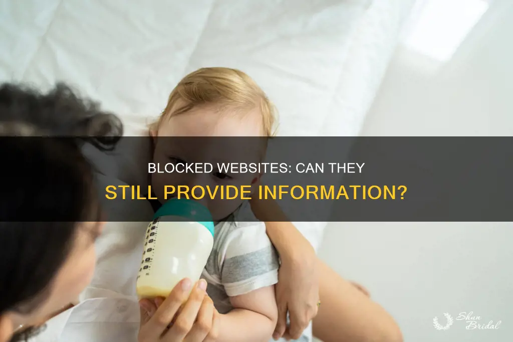 can a blocked wed site return infromation