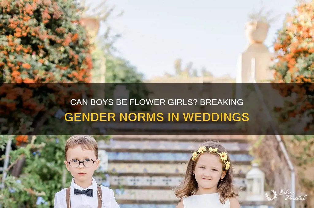 can a boy be a flower girl