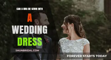 How to Sew a Bra into Your Wedding Dress