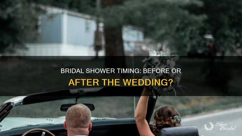 can a bridal shower be held after the wedding