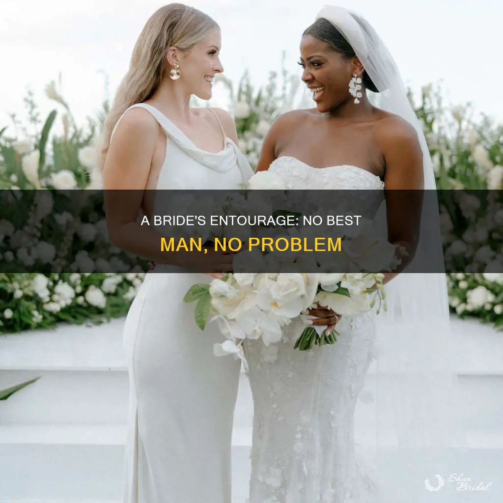 can a bride have a maid of no best man