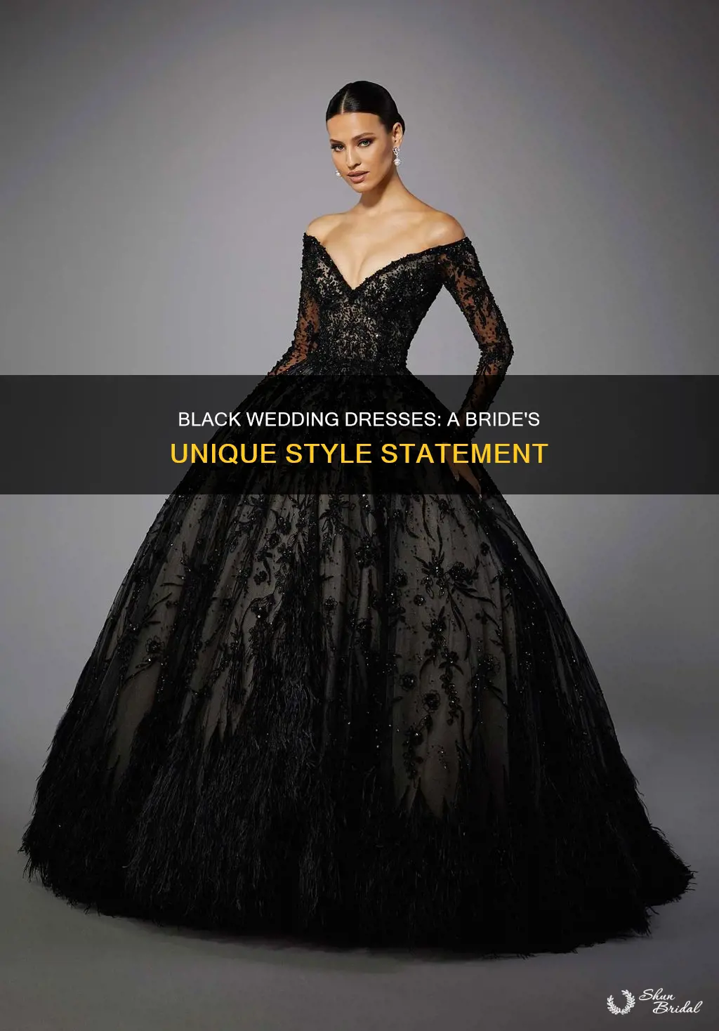 can a bride wear a black wedding dress
