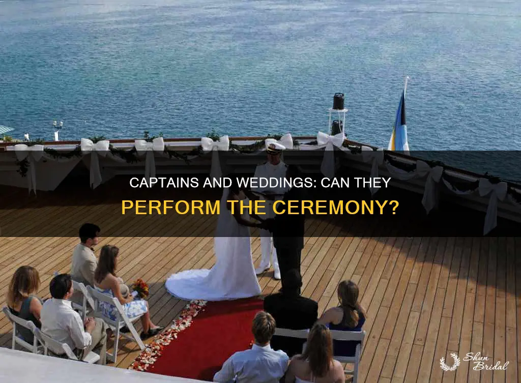 can a captain perform a wedding