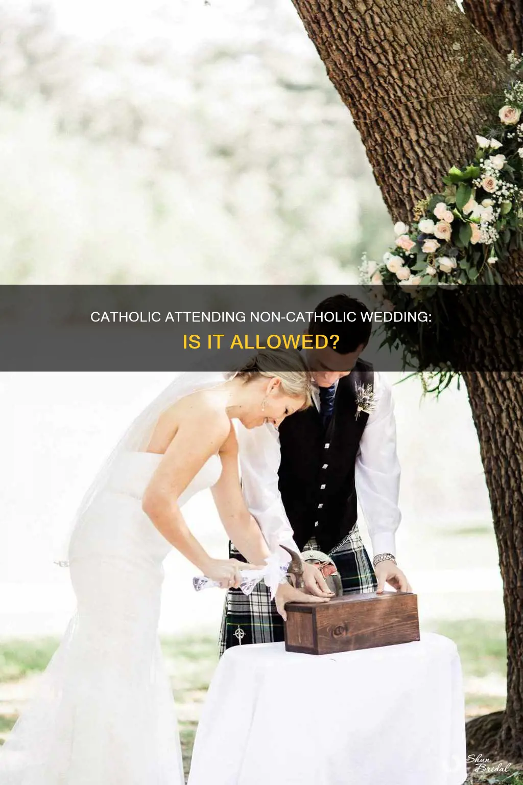 can a catholic attend a non catholic wedding