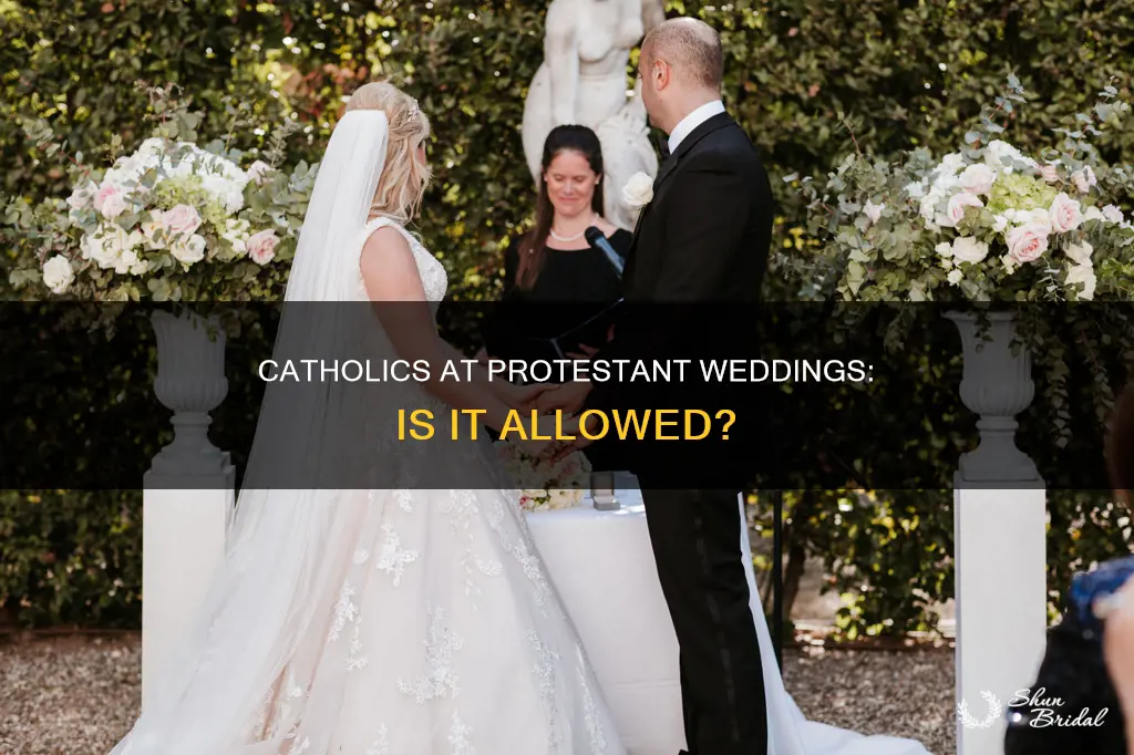 can a catholic attend a protestant wedding