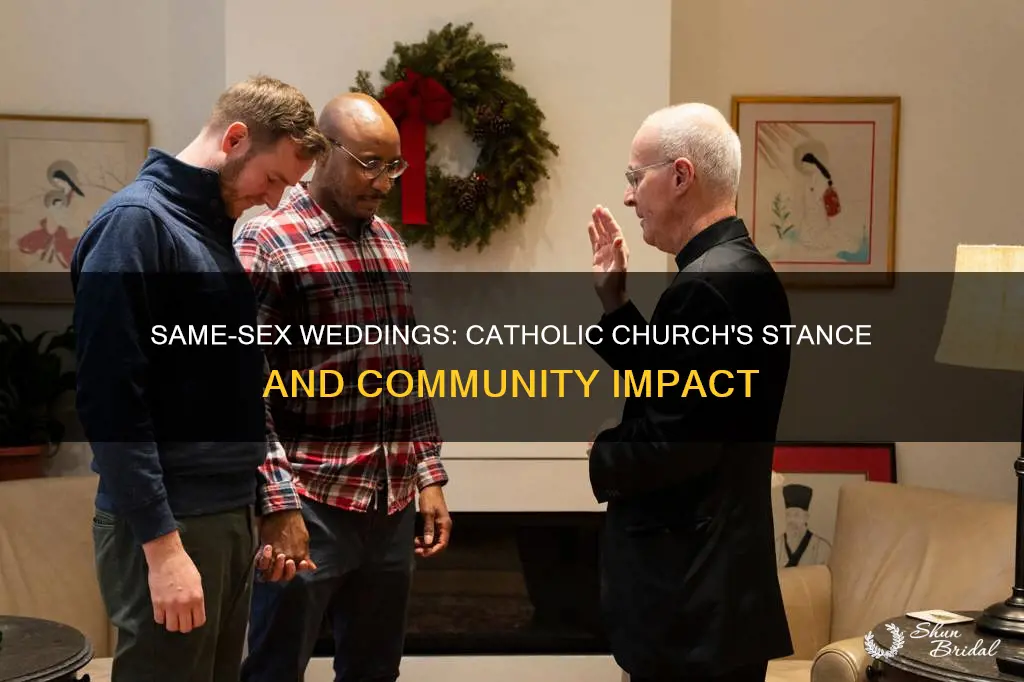 can a catholic church have a same sex wedding