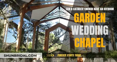 Catholic Church Outdoor Weddings: Garden Chapel Ceremonies