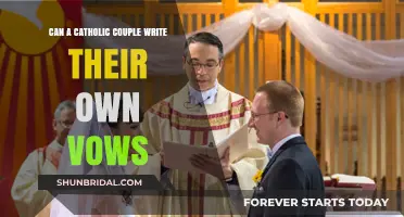 Can Catholic Couples Write Personalized Vows? Exploring Church Traditions