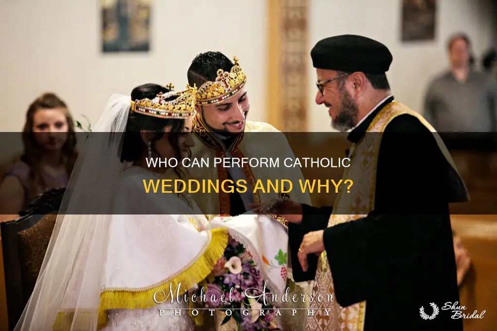 can a catholic perform a wedding ceremony